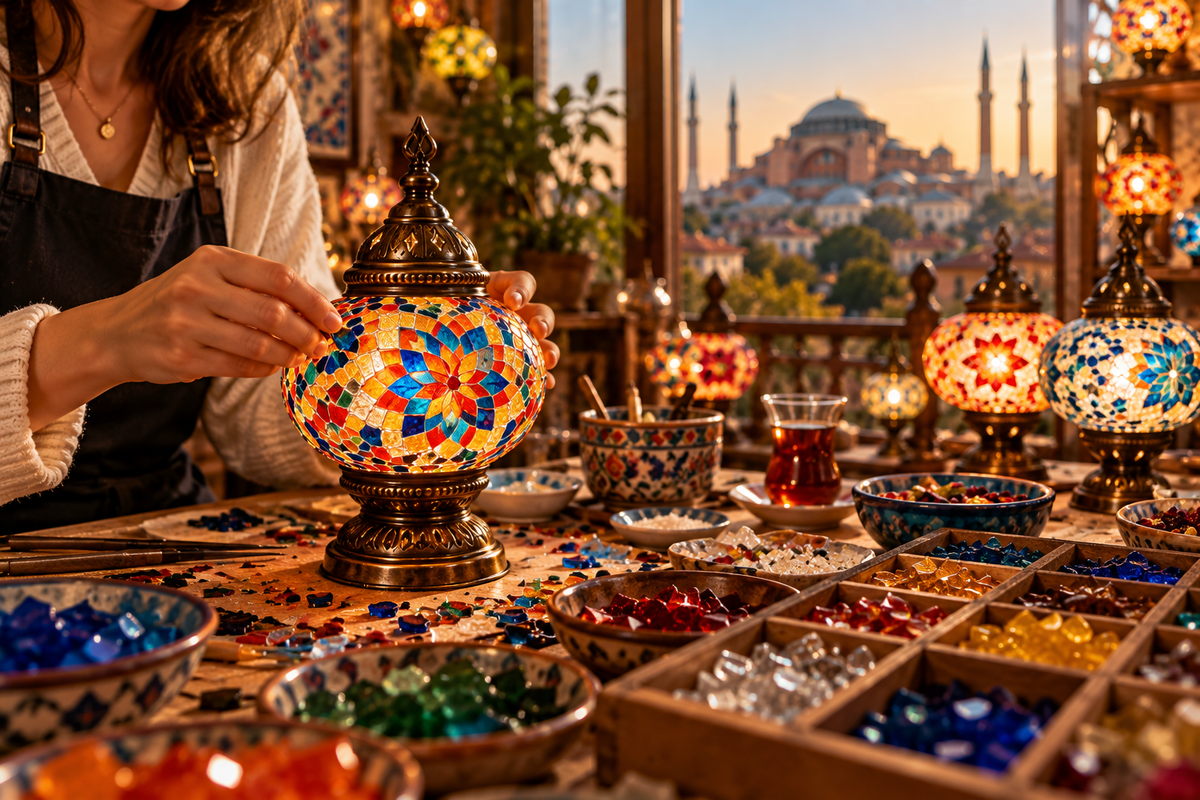 Turkish Mosaic Lamp Workshop